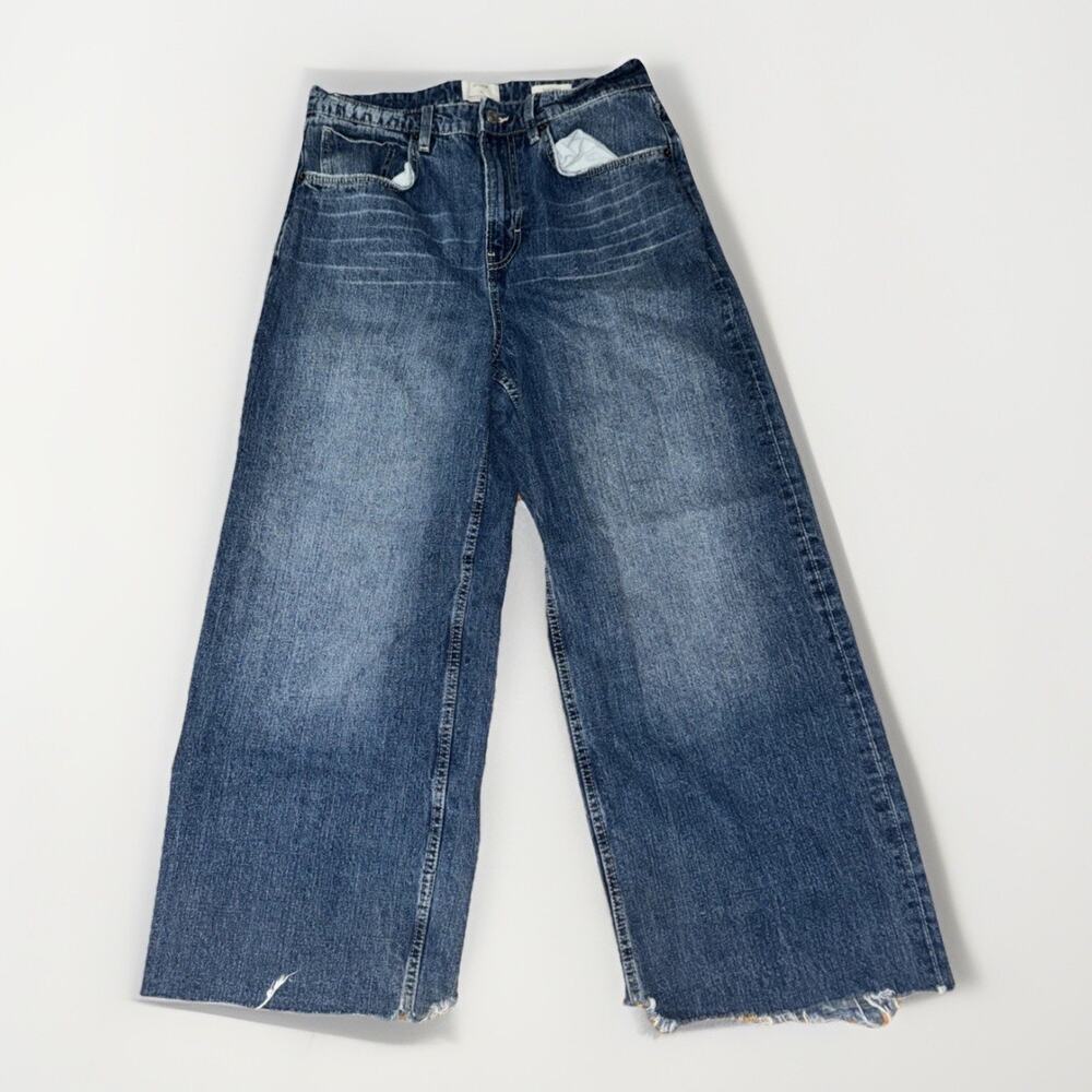 Cotton On Super Baggy Jeans 30x30 Blue Skater 90s Grunge Streetwear
